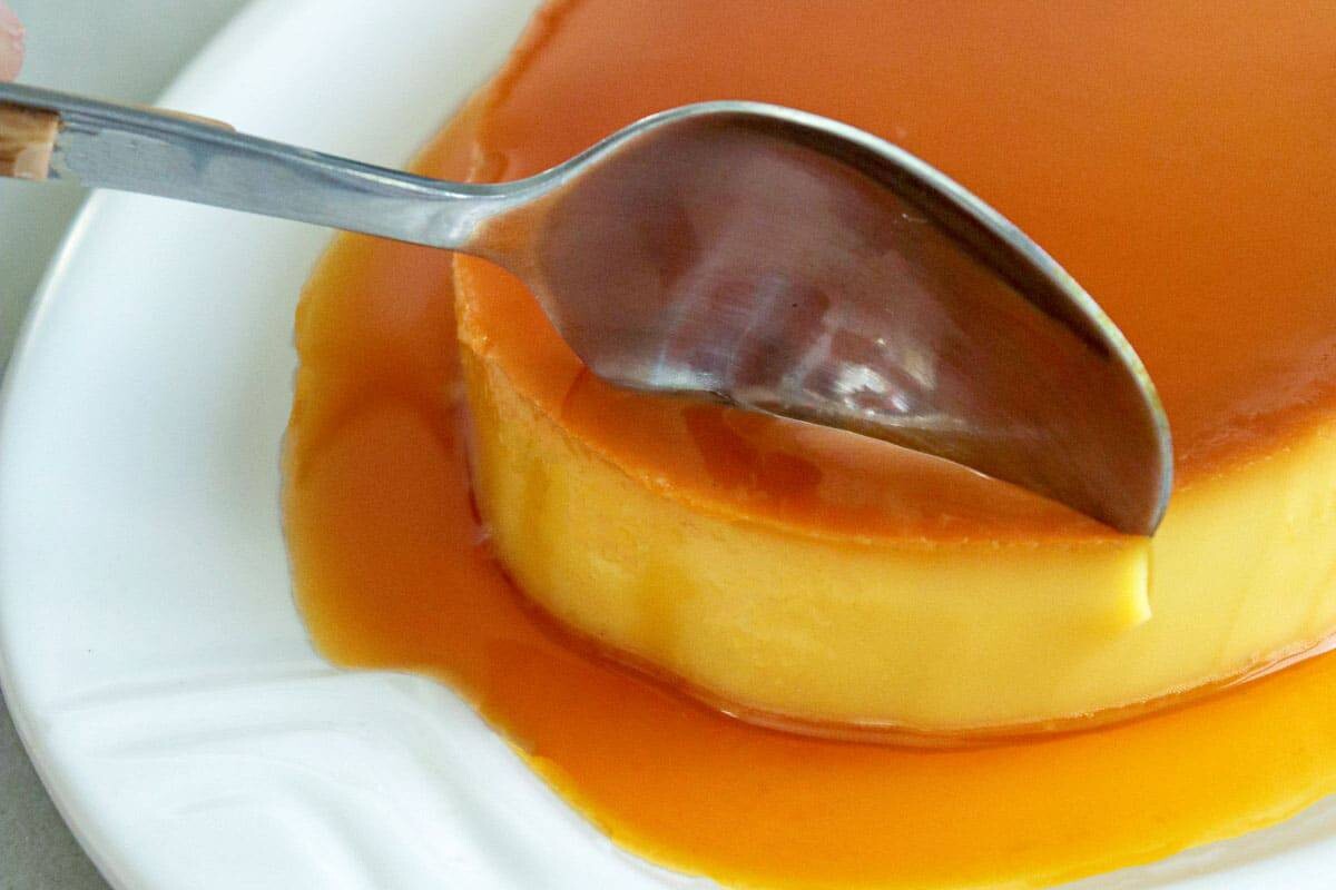 Creamy leche flan recipe