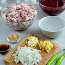 Pork Dinuguan Ingredients